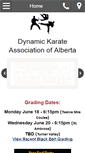 Mobile Screenshot of dynamickarate.ca