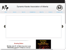 Tablet Screenshot of dynamickarate.ca